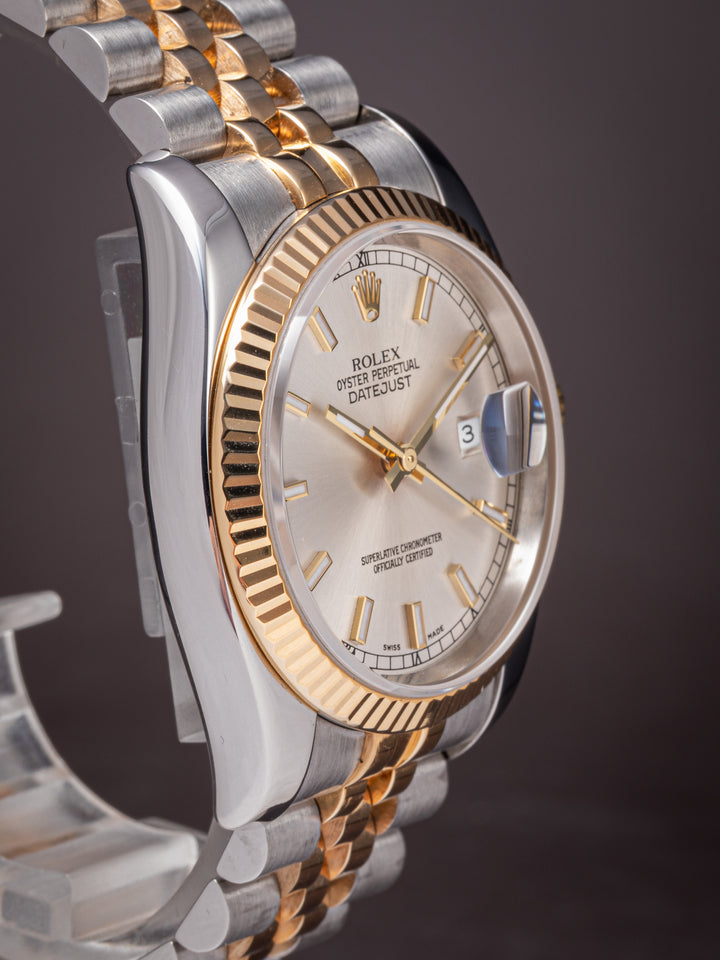 Rolex Stainless Steel and 18k Yellow Gold Datejust (116233)