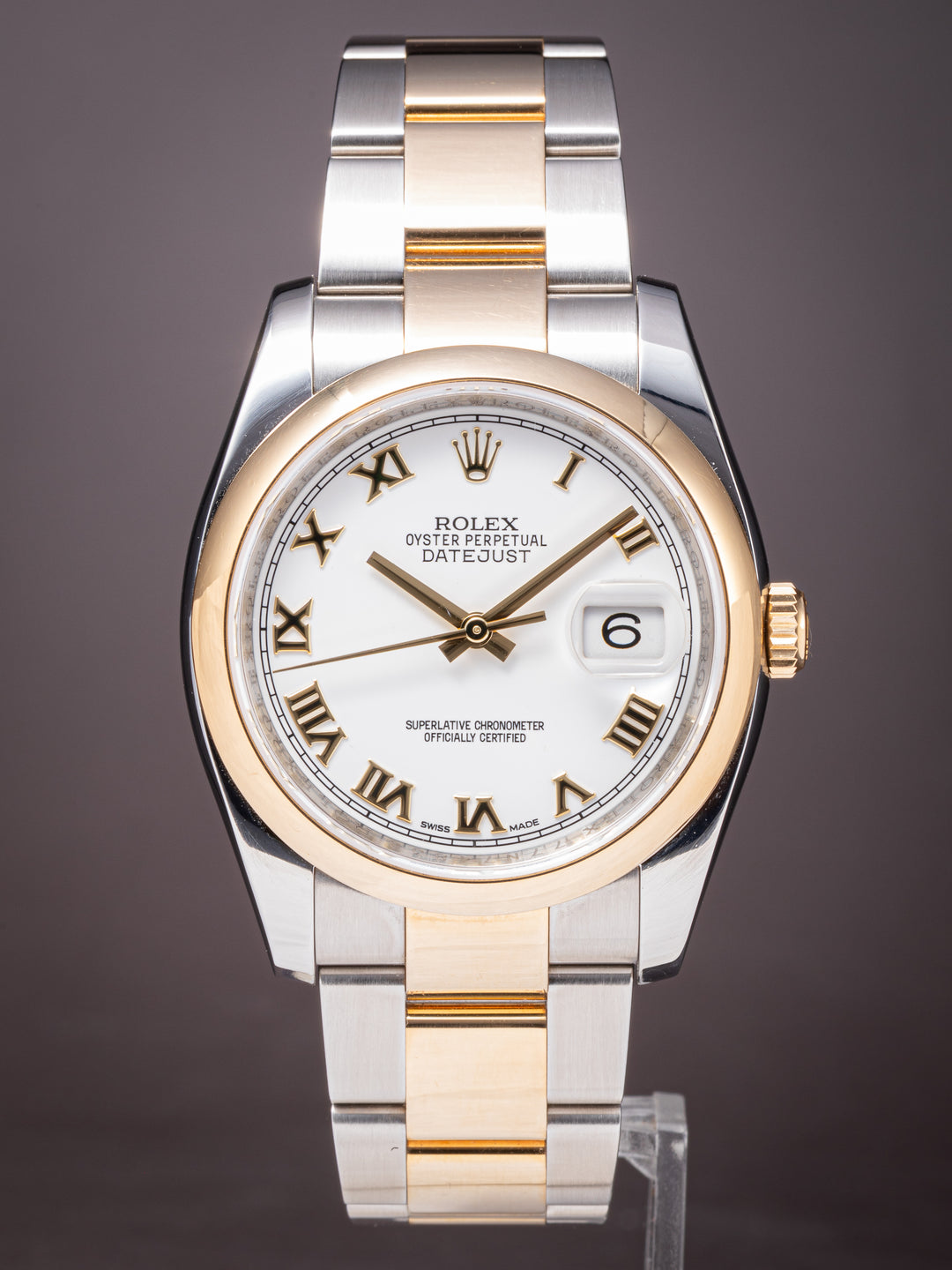 Rolex Stainless Steel and 18k Yellow Gold Datejust (116203)