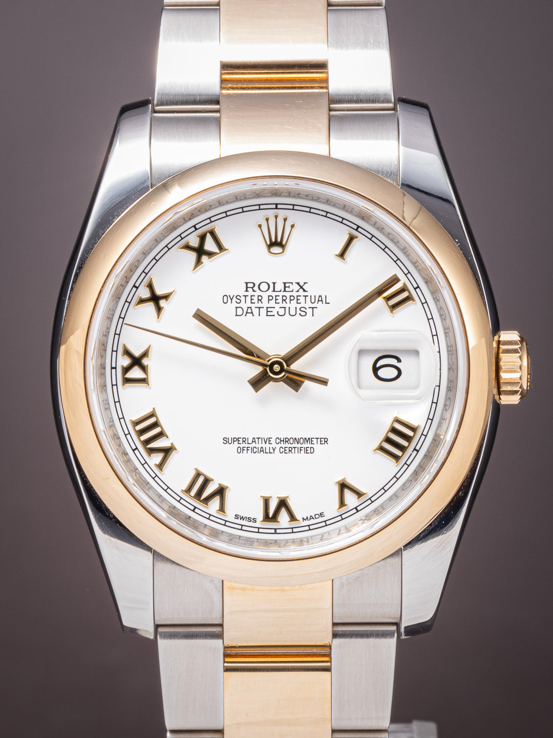 Rolex Stainless Steel and 18k Yellow Gold Datejust (116203)