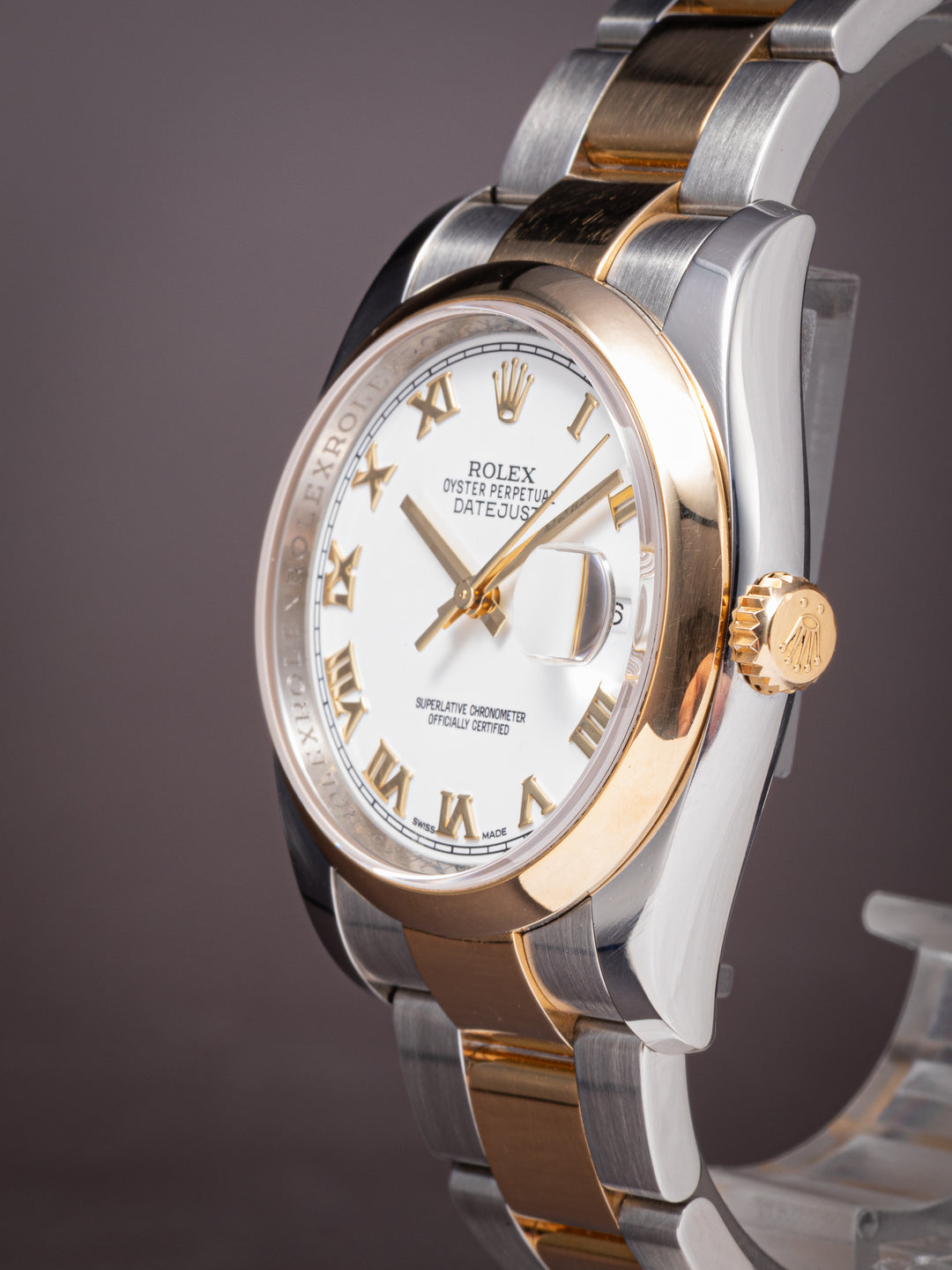 Rolex Stainless Steel and 18k Yellow Gold Datejust (116203)