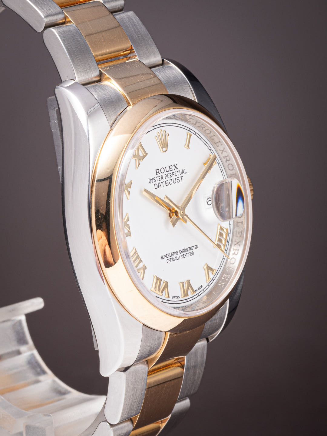 Rolex Stainless Steel and 18k Yellow Gold Datejust (116203)