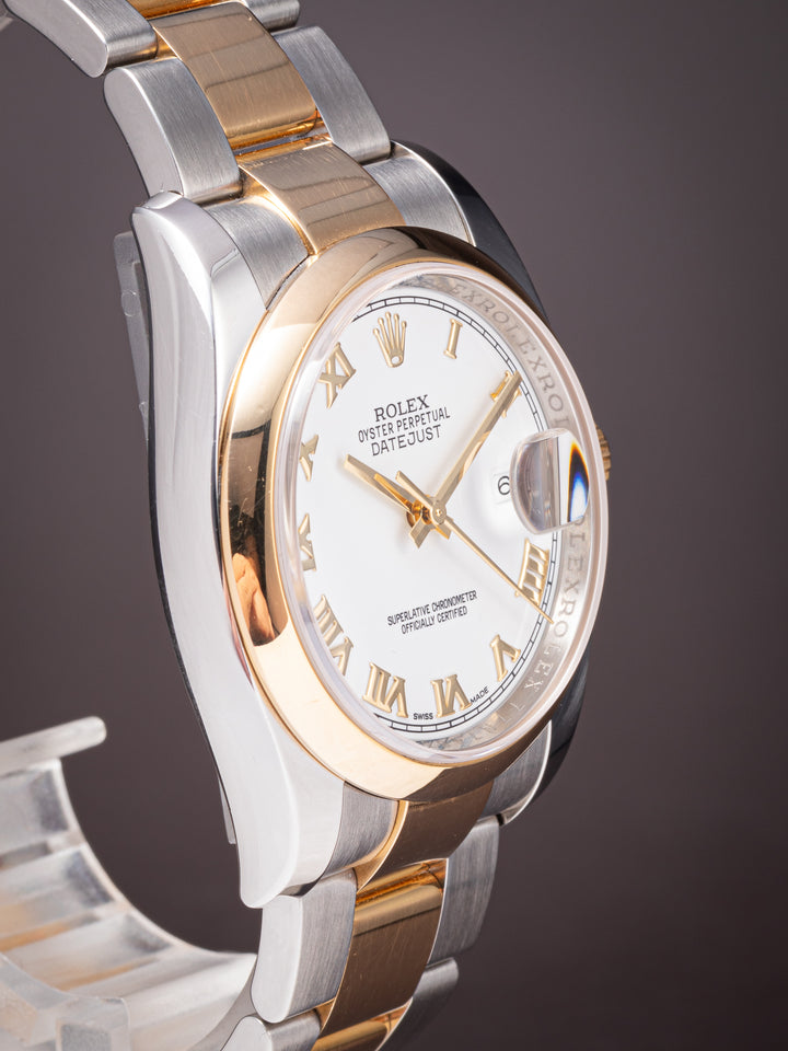 Rolex Stainless Steel and 18k Yellow Gold Datejust (116203)