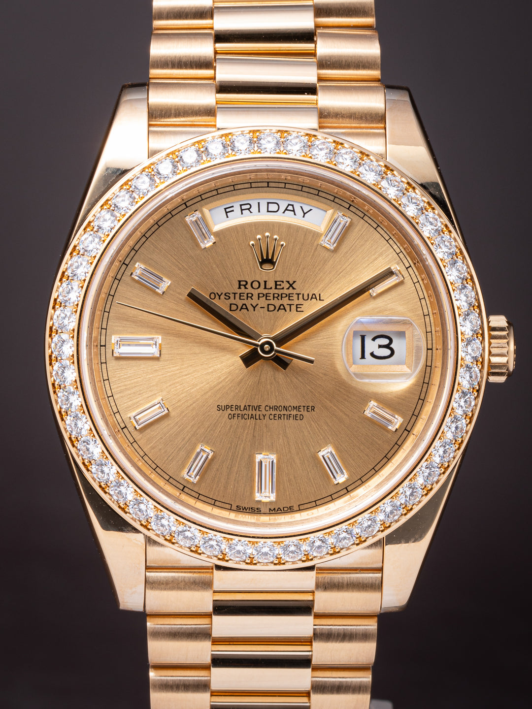 Rolex 18k Yellow Gold Day-Date 40 (228348RBR)