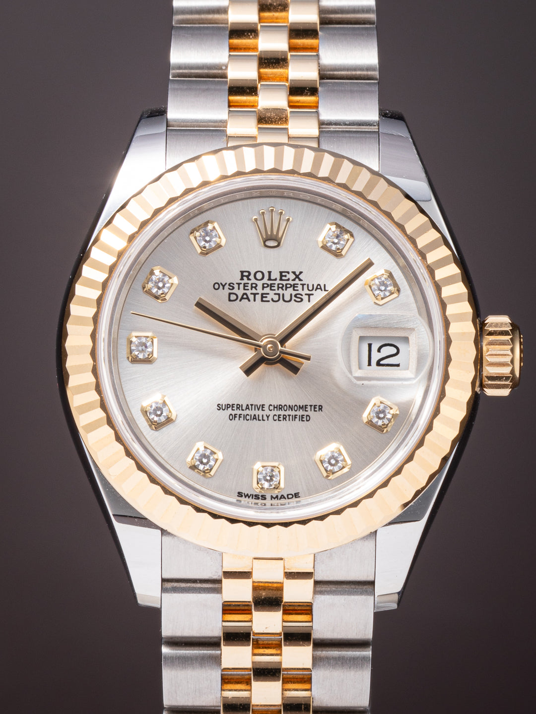 Rolex Stainless Steel and 18k Yellow Gold Women's Datejust (279173)