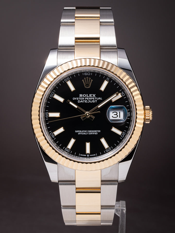 Rolex Stainless Steel and 18k Yellow Gold Datejust 41 (126333)