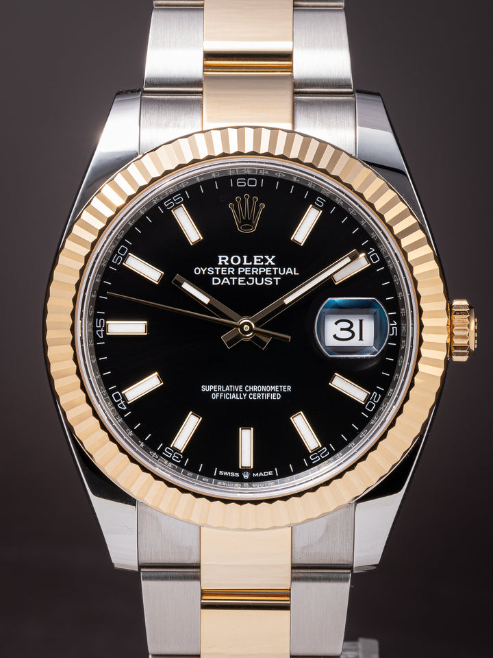 Rolex Stainless Steel and 18k Yellow Gold Datejust 41 (126333)
