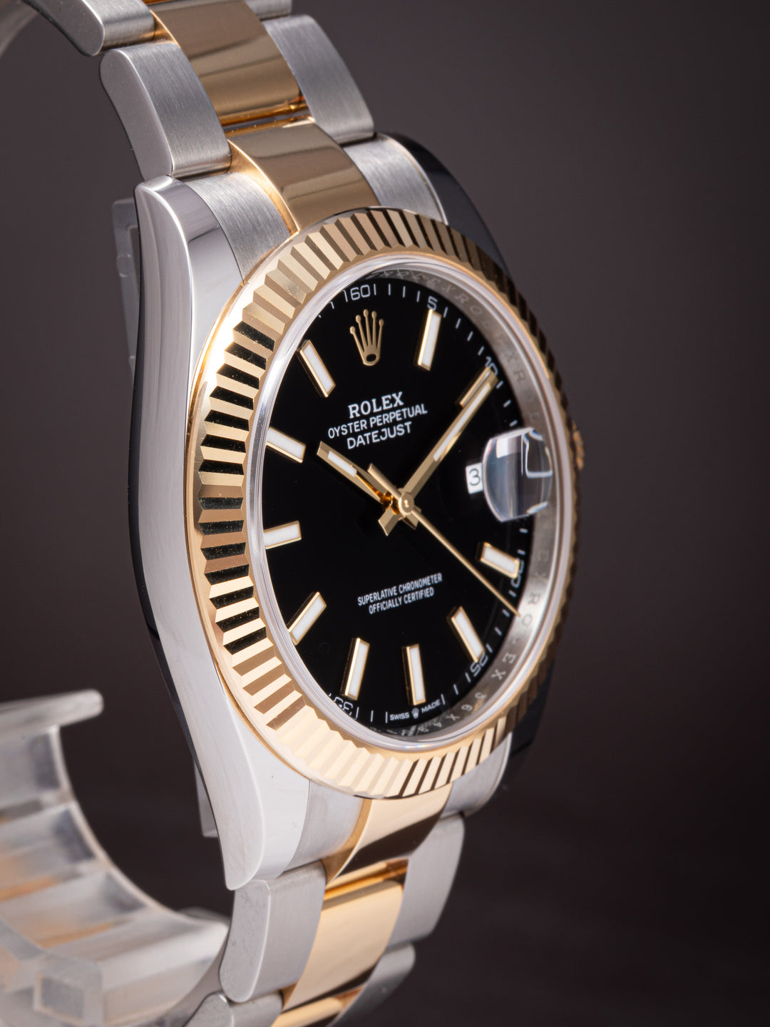 Rolex Stainless Steel and 18k Yellow Gold Datejust 41 (126333)