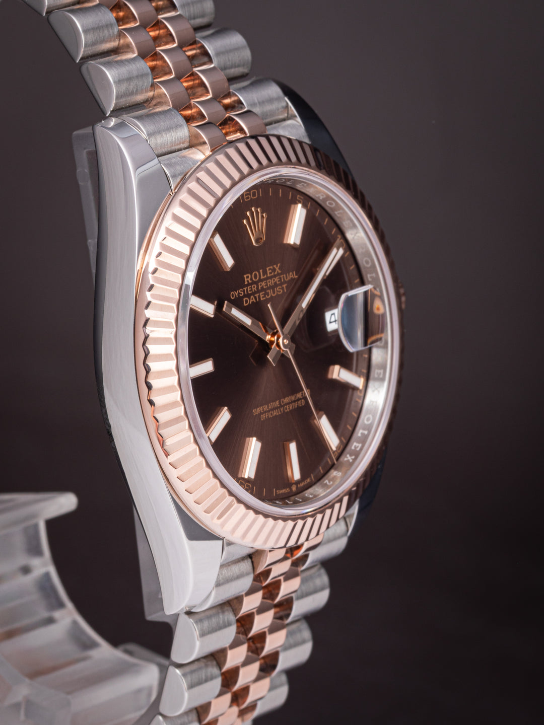 Rolex Stainless Steel and 18k Rose Gold Datejust 41 (126331)