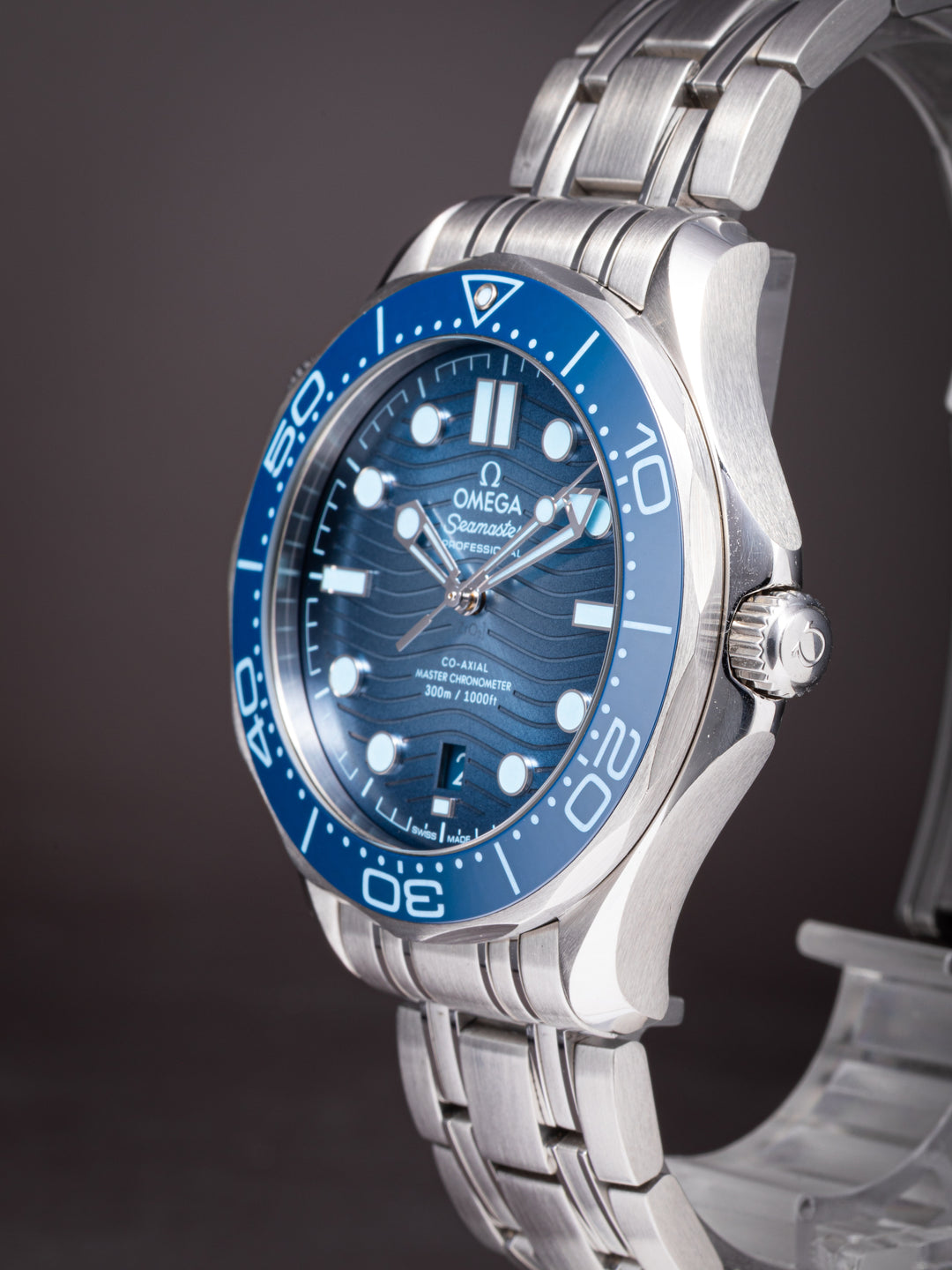 Omega Stainless Steel Seamaster Diver 300M "Summer Blue" (210.30.42.20.03.003)
