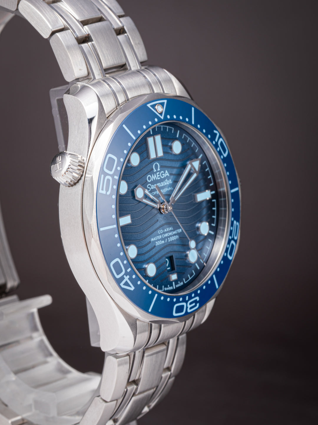 Omega Stainless Steel Seamaster Diver 300M "Summer Blue" (210.30.42.20.03.003)
