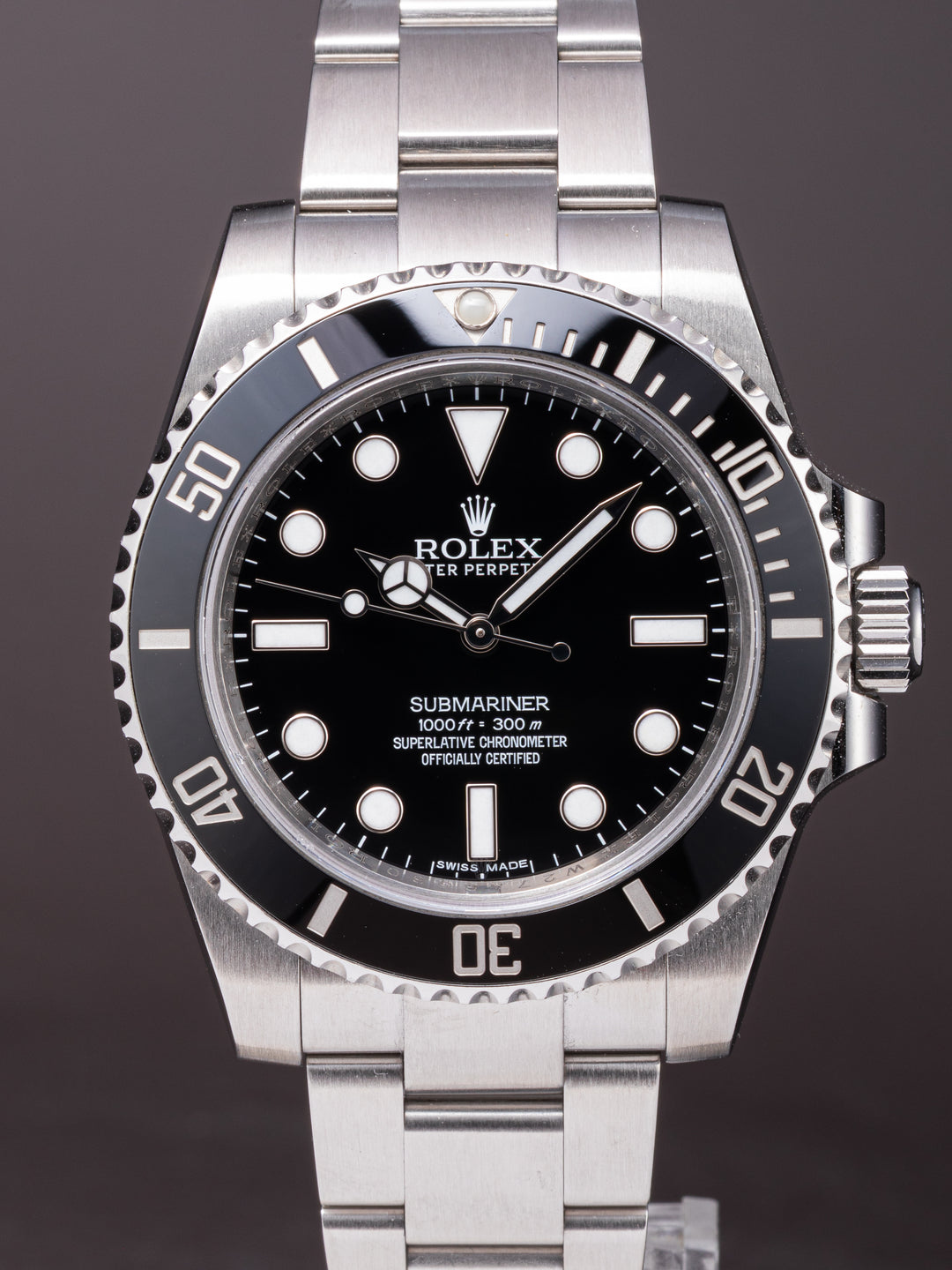 Rolex Stainless Steel Oyster Perpetual Submariner (114060)