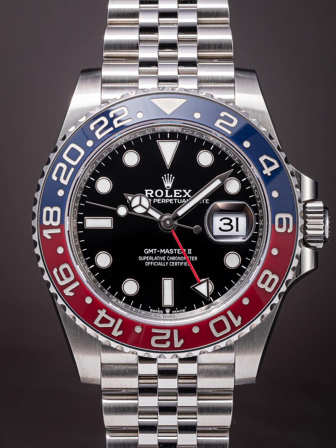 Rolex Stainless Steel GMT-Master II (126710BLRO)