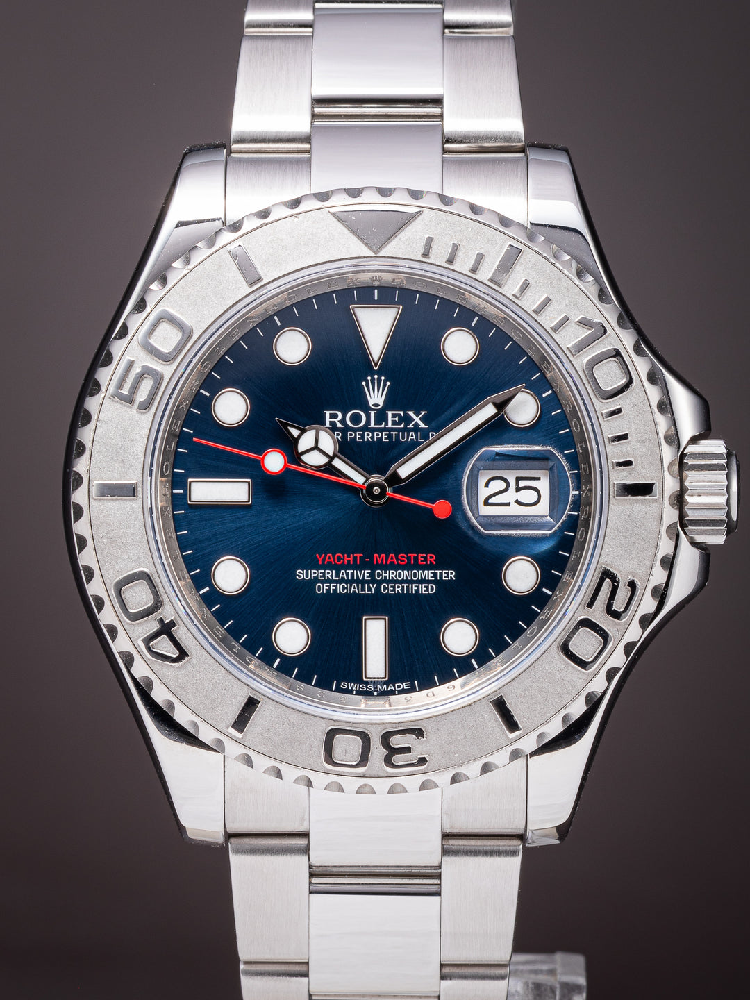 Rolex Stainless Steel and Platinum Yacht-Master (116622)