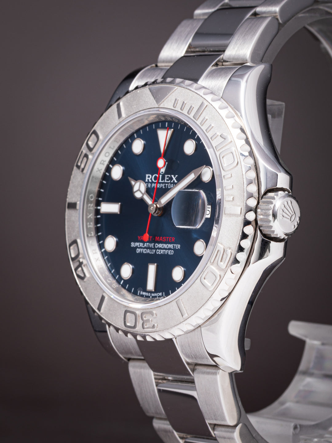 Rolex Stainless Steel and Platinum Yacht-Master (116622)