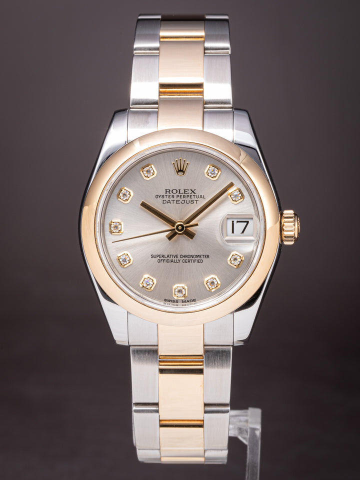 Rolex Stainless Steel and 18k Yellow Gold Women's Datejust (178243)
