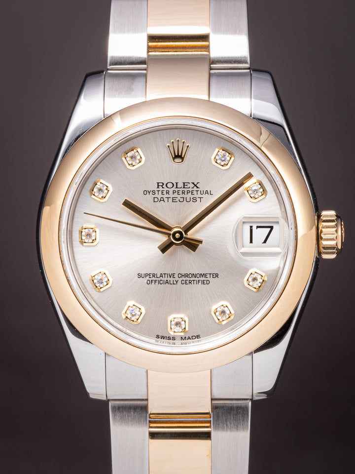 Rolex Stainless Steel and 18k Yellow Gold Women's Datejust (178243)
