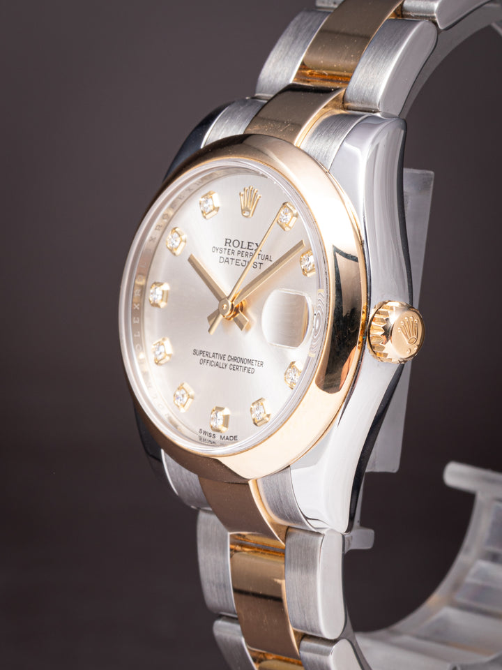 Rolex Stainless Steel and 18k Yellow Gold Women's Datejust (178243)