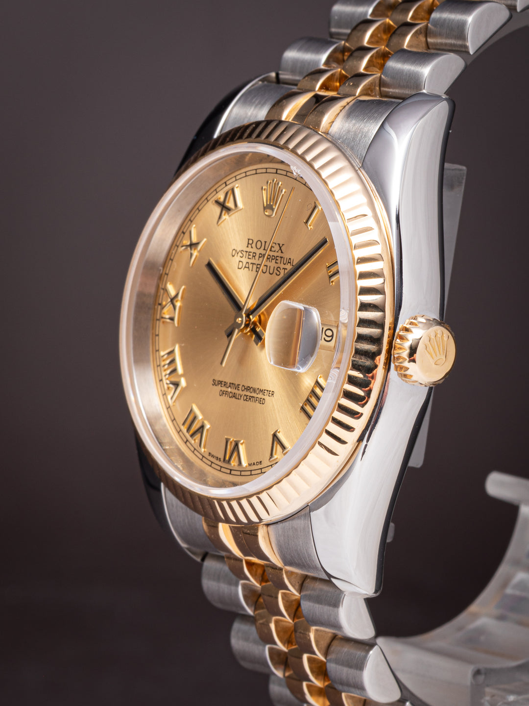 Rolex Stainless Steel and 18k Yellow Gold Datejust (116233)