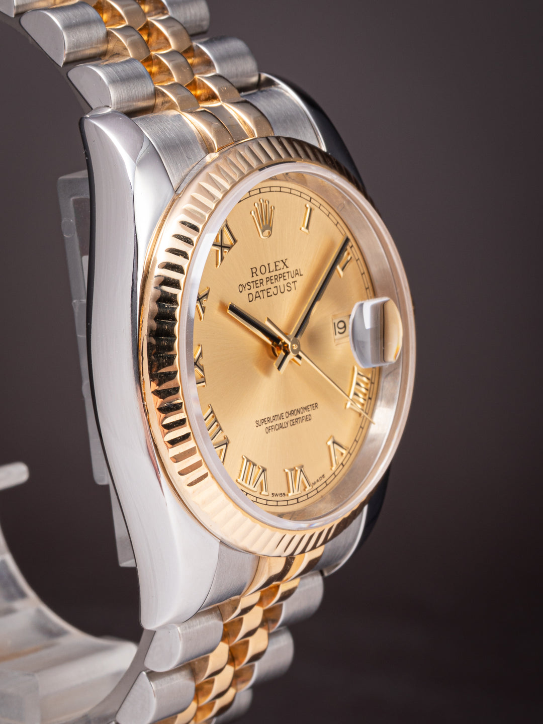 Rolex Stainless Steel and 18k Yellow Gold Datejust (116233)