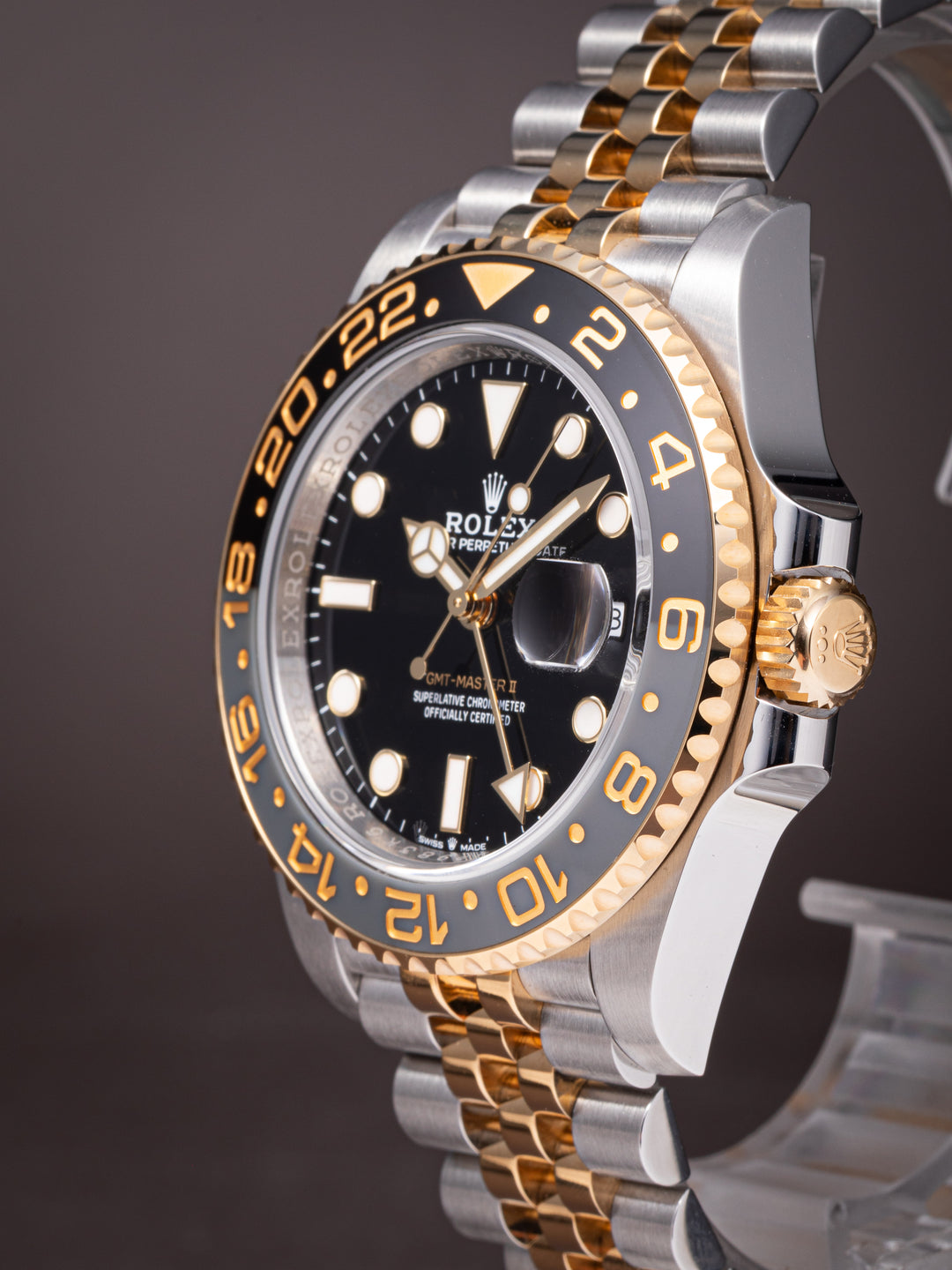 Rolex Stainless Steel and 18k Yellow Gold GMT-Master II (126713GRNR)