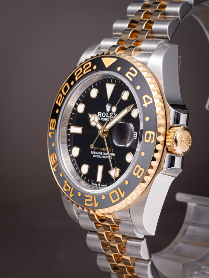 Rolex Stainless Steel and 18k Yellow Gold GMT-Master II (126713GRNR)
