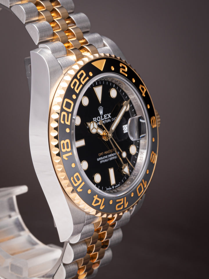 Rolex Stainless Steel and 18k Yellow Gold GMT-Master II (126713GRNR)