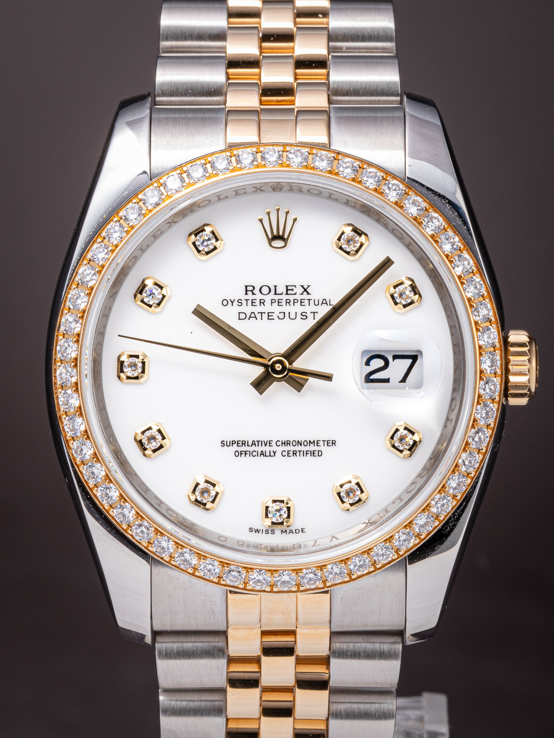 Rolex Stainless Steel and 18k Yellow Gold Datejust (116243)