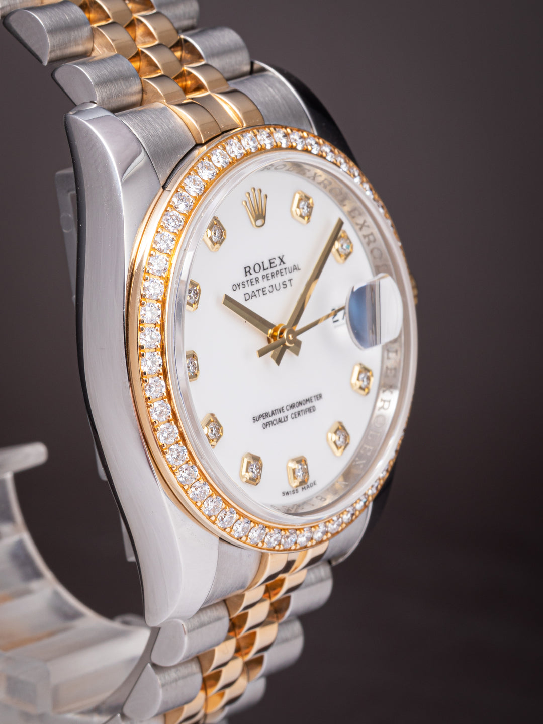 Rolex Stainless Steel and 18k Yellow Gold Datejust (116243)