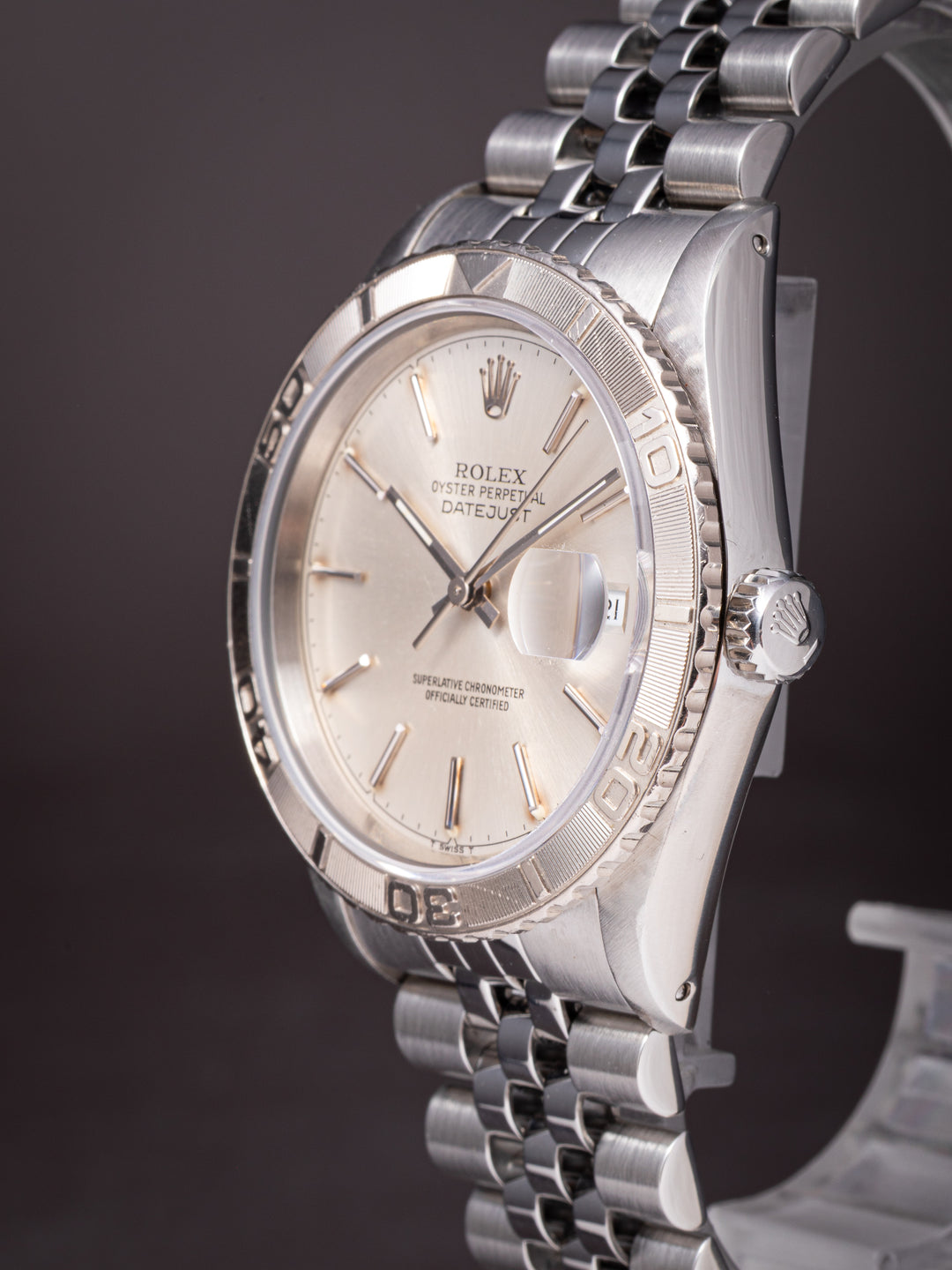 Rolex Stainless Steel Datejust Turn-O-Graph (16264)