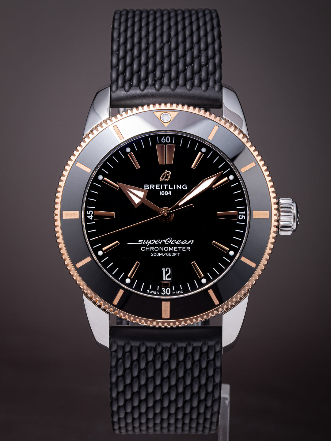 Breitling Stainless Steel and 18k Rose Gold Superocean Heritage II B20 44 (UB2030)
