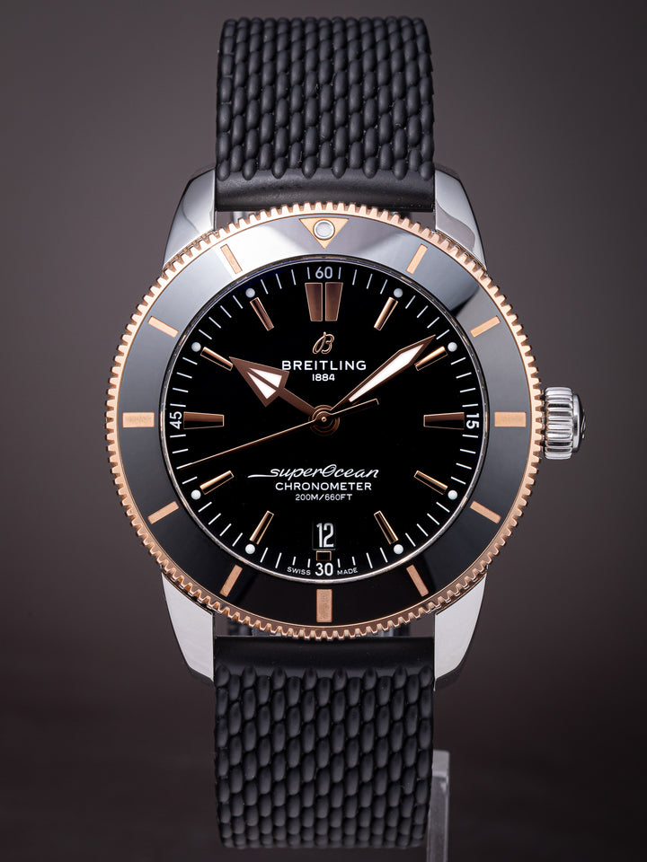 Breitling Stainless Steel and 18k Rose Gold Superocean Heritage II B20 44 (UB2030)