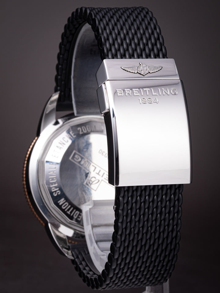 Breitling Stainless Steel and 18k Rose Gold Superocean Heritage II B20 44 (UB2030)