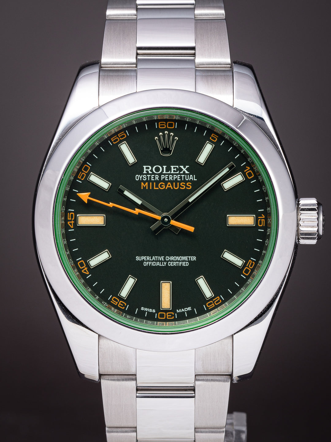 Rolex Stainless Steel Milgauss (116400GV)