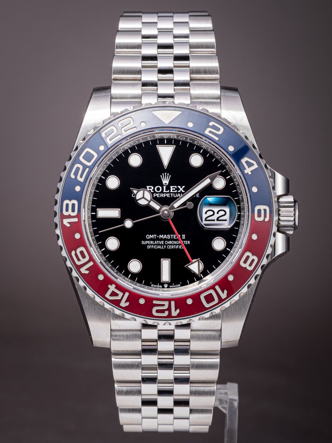 Rolex Stainless Steel GMT-Master II (126710BLRO)