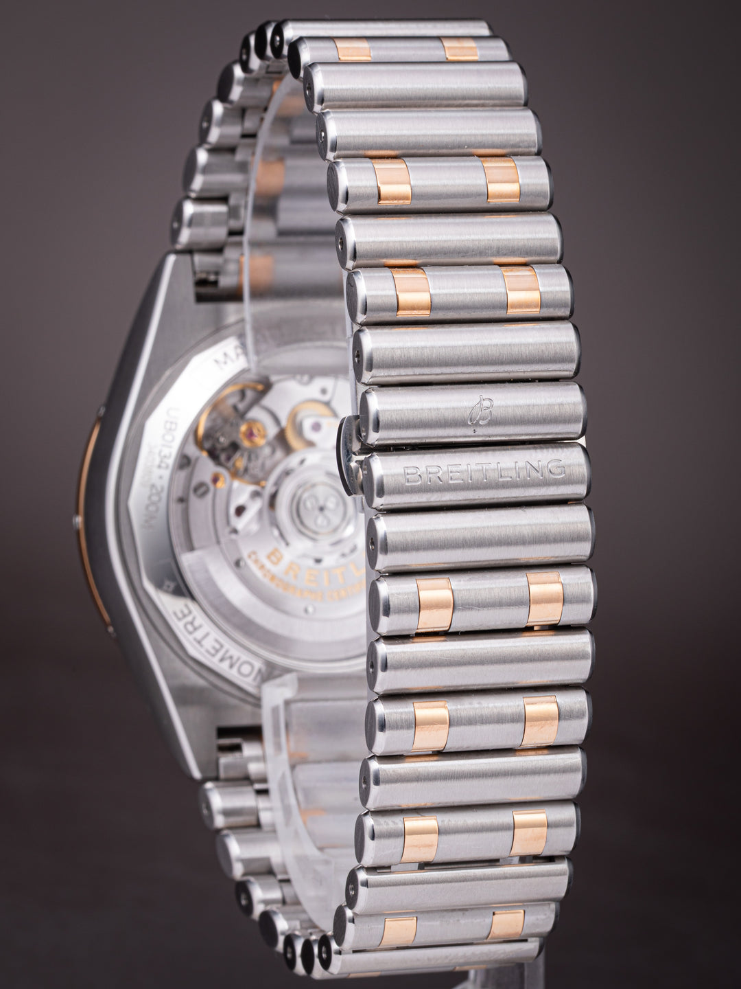 Breitling Stainless Steel and 18k Rose Gold Chronomat B01 42 (UB0134)