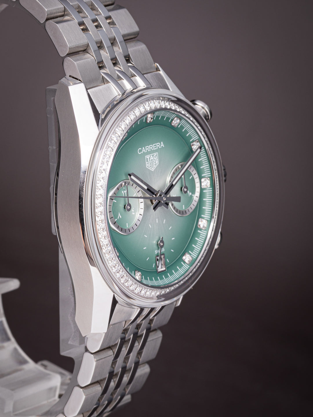 TAG Heuer Stainless Steel Carrera Chronograph "Meia" Limited Edition (CBS221A)