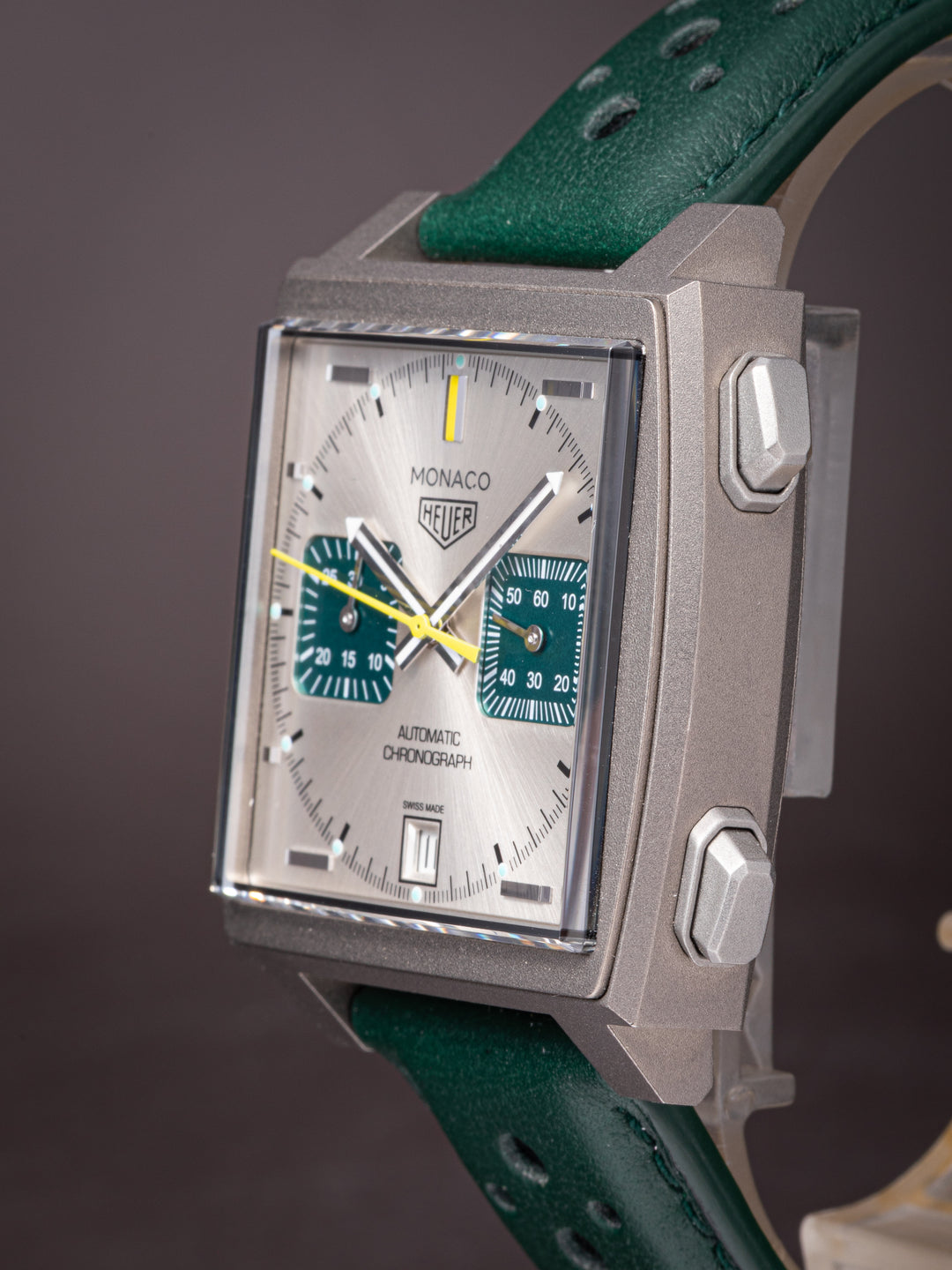 TAG Heuer Titanium Monaco Chronograph Racing Green Limited Edition (CAW281E) *UNWORN*