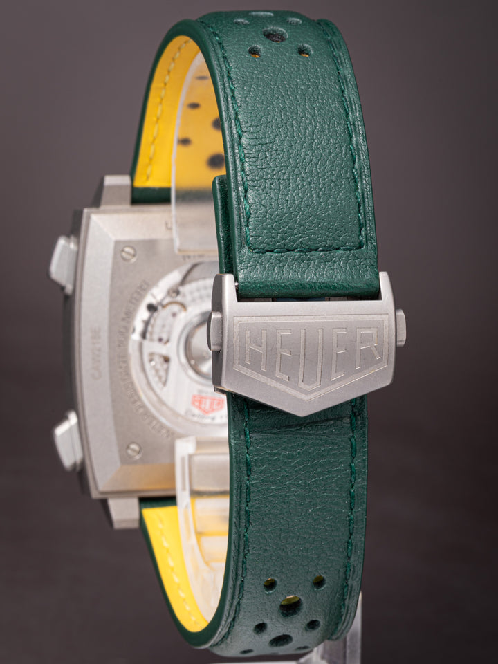 TAG Heuer Titanium Monaco Chronograph Racing Green Limited Edition (CAW281E) *UNWORN*