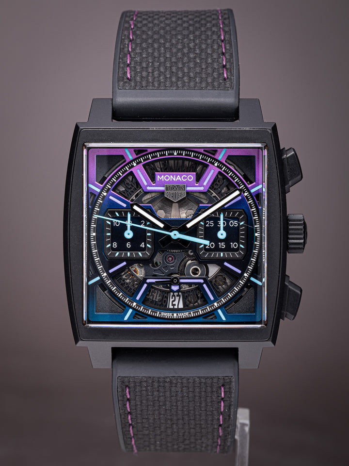 TAG Heuer Black DLC Titanium Monaco Chronograph Limited Edition (CBL218E)