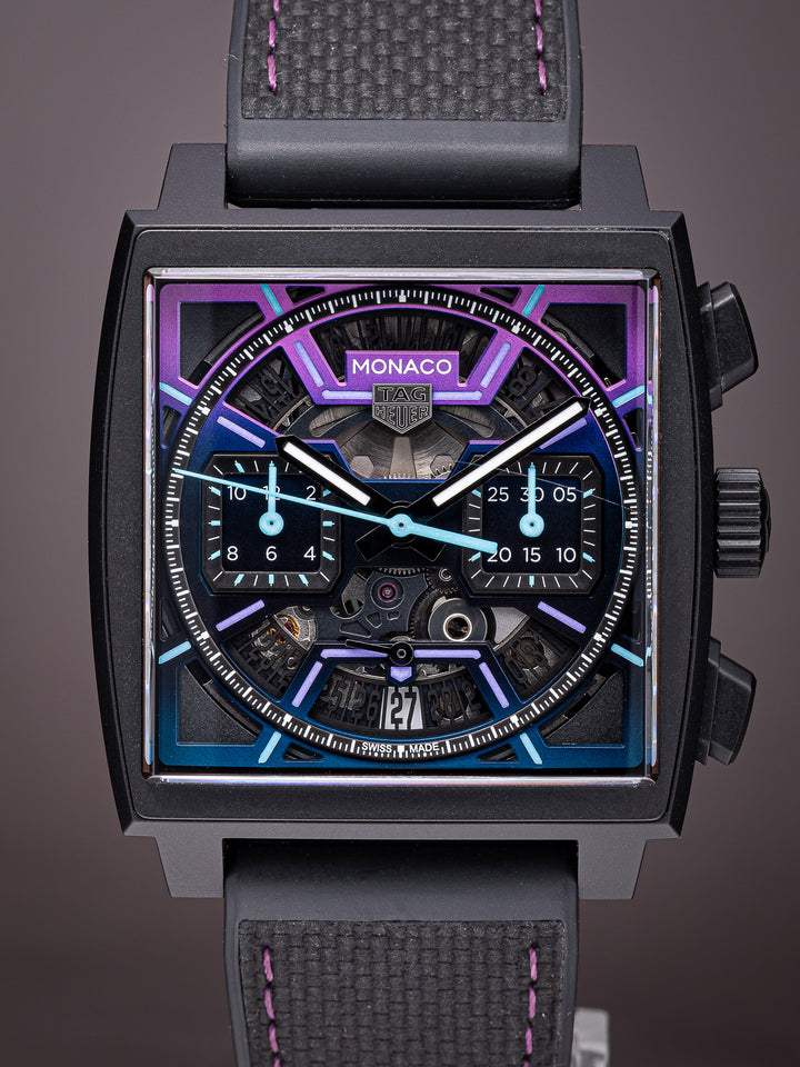 TAG Heuer Black DLC Titanium Monaco Chronograph Limited Edition (CBL218E)