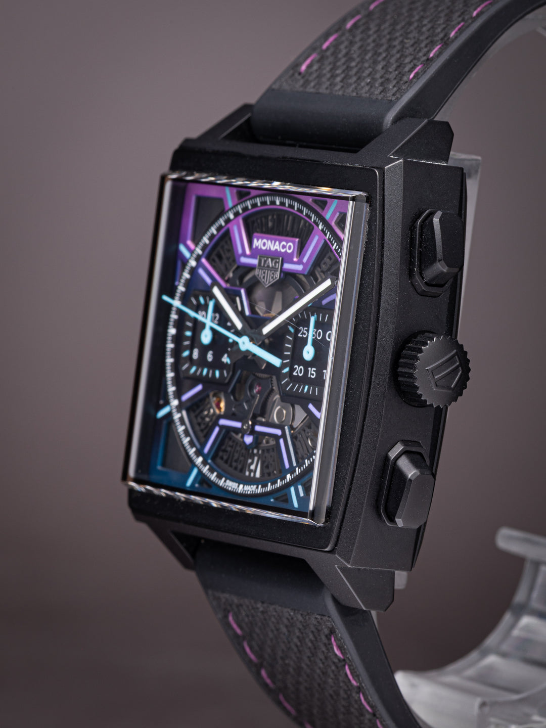 TAG Heuer Black DLC Titanium Monaco Chronograph Limited Edition (CBL218E)