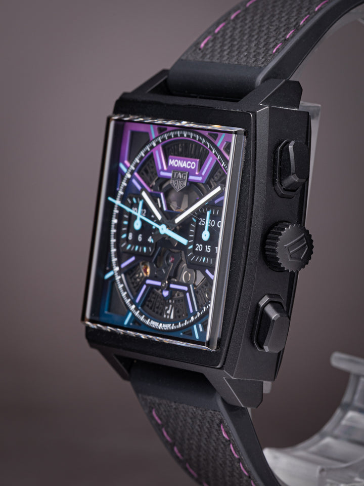 TAG Heuer Black DLC Titanium Monaco Chronograph Limited Edition (CBL218E)