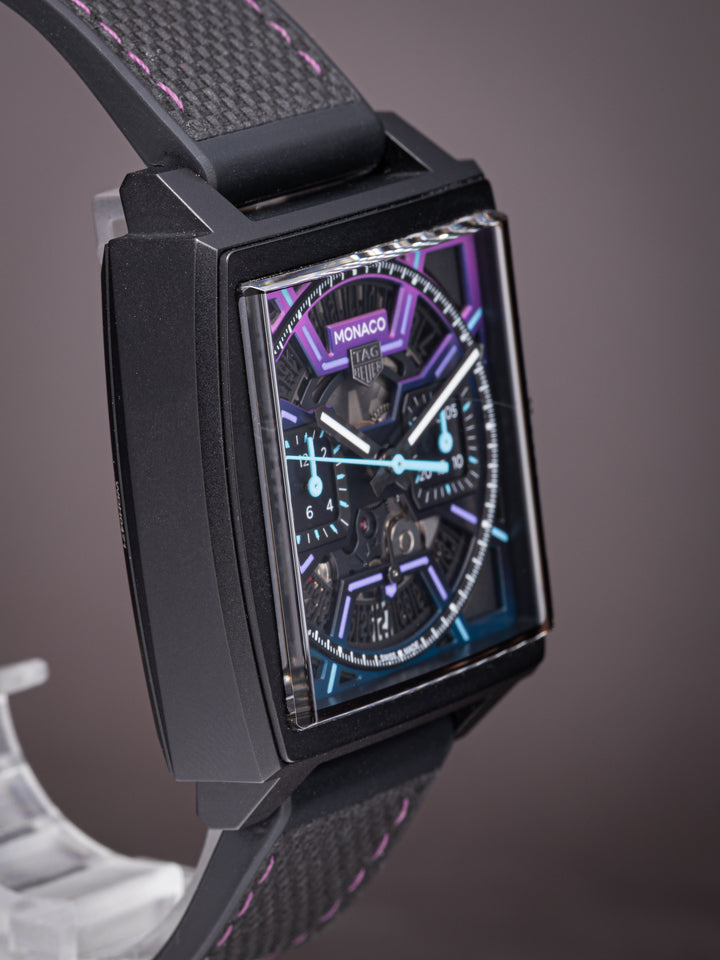 TAG Heuer Black DLC Titanium Monaco Chronograph Limited Edition (CBL218E)