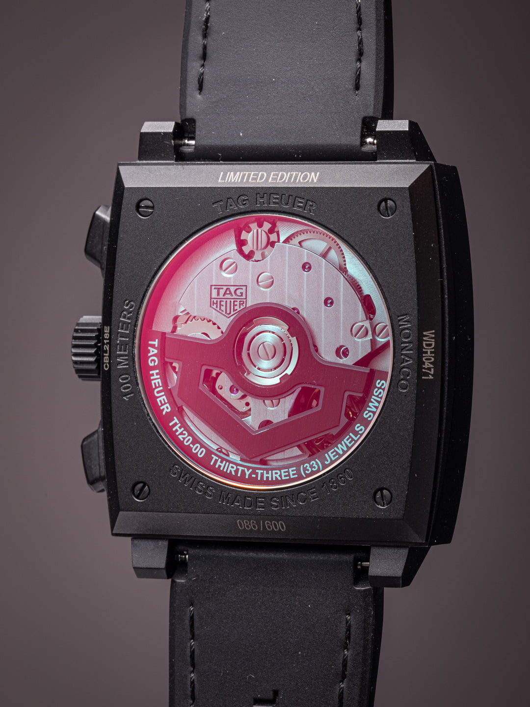 TAG Heuer Black DLC Titanium Monaco Chronograph Limited Edition (CBL218E)