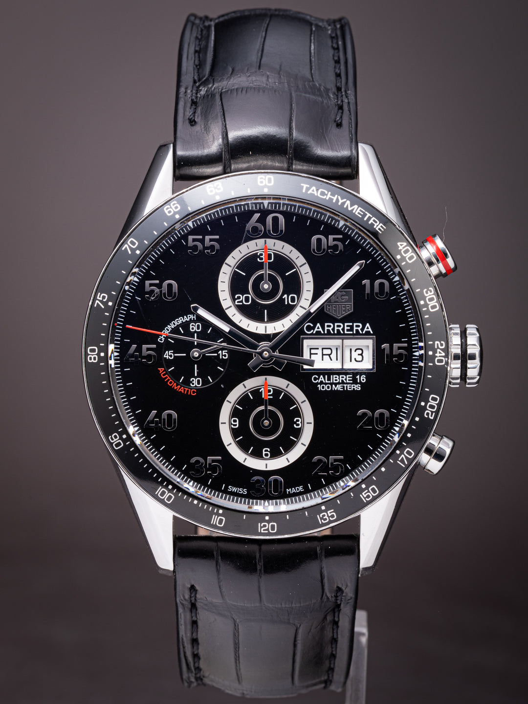TAG Heuer Stainless Steel Carrera Day-Date Automatic Chronograph (CV2A10)
