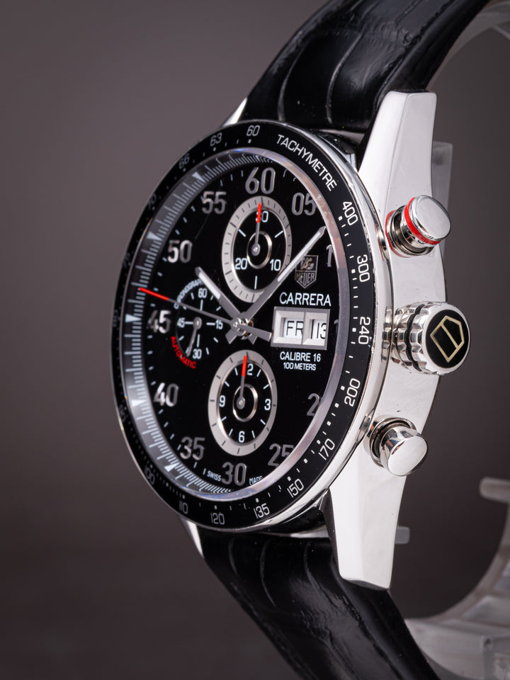 TAG Heuer Stainless Steel Carrera Day-Date Automatic Chronograph (CV2A10)
