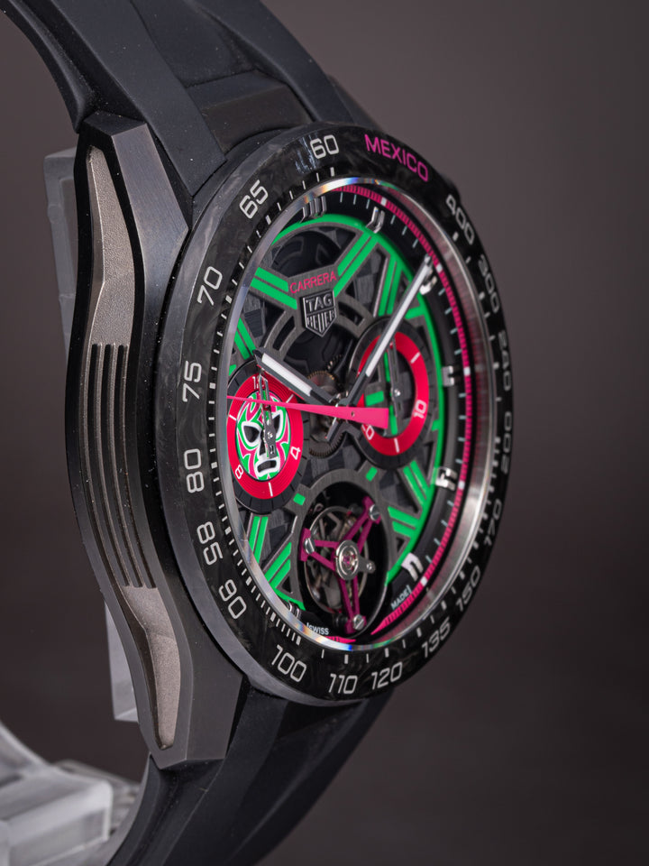 TAG Heuer Titanium Carrera Extreme Sport Tourbillon Mexico Edition "Lucha Libre" 1 of 25 (CBU5084)