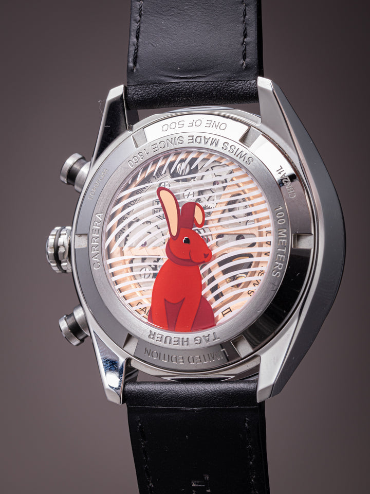TAG Heuer Stainless Steel Carrera Chronograph "Year of the Rabbit" (CBN2A1L)