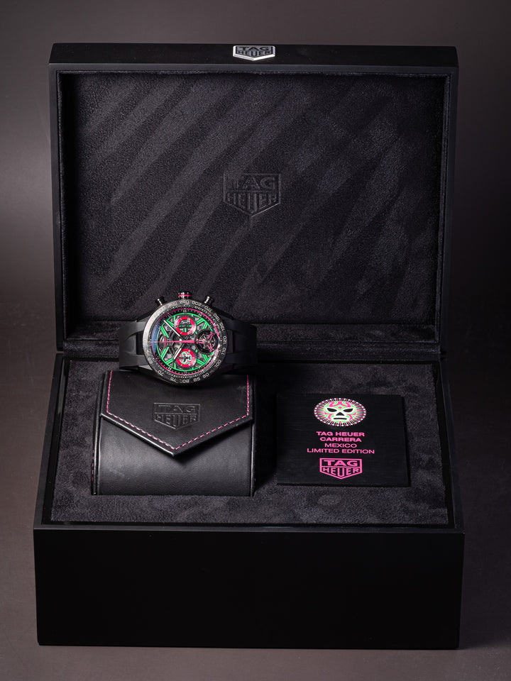 TAG Heuer Titanium Carrera Extreme Sport Tourbillon Mexico Edition "Lucha Libre" 1 of 25 (CBU5084)