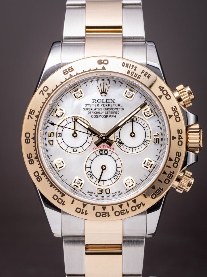 Rolex Stainless Steel and 18k Yellow Gold Cosmograph Daytona (116503)